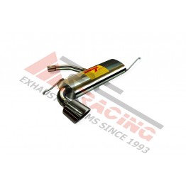 Escape Trasero Inoxidable 1 OVAL 70X140 AUDI A3 2.0 TDI 03- 140CV 