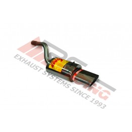 Escape Trasero Inoxidable 1 salida ovalada FORD FOCUS II 2.0i 16V 04- 145CV MºG/AODA