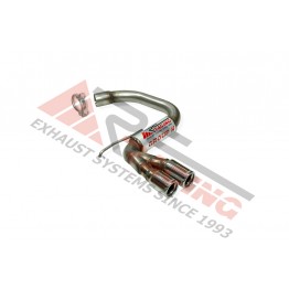 Escape Trasero Inoxidable  grupo-N AUDI A3 2.0i TURBO FSI 2WD 05- 200CV 