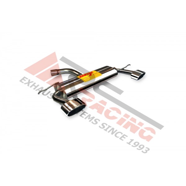 Escape Trasero Inoxidable 1 salida ovalada por cada lado SEAT LEON 2.0 TURBO CUPRA FR 07- 240CV MºBWJ