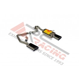 Escape Trasero Inoxidable 1 SALIDA OVALADA POR CADA LADO PEUGEOT 207 RC  1.6i 16V 07- 175CV Mº5FY