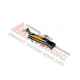 Escape Trasero Inoxidable 1 SALIDA OVALADA PEUGEOT 207 RC  1.6i 16V 07- 175CV Mº5FY