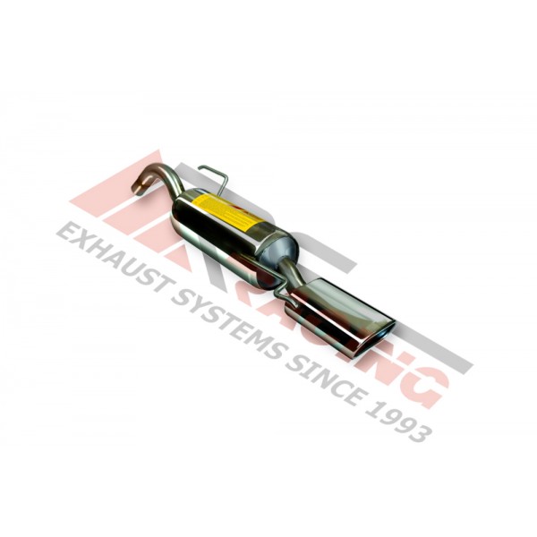 Escape Trasero Inoxidable 1 OVALADA FIAT GRANDE PUNTO 1.4i 16V (TIPO 199) 06- 80CV 