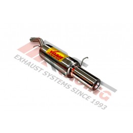 Escape Trasero Inoxidable 1Ø101 FORD FIESTA 1.6 TDCi  11/04-11/05 90CV MºHHJB