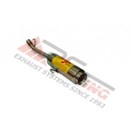 Escape Trasero Inoxidable 1 tipo moto VOLKSWAGEN GOLF III 1.6I 8V 91-98 100CV MºAEK