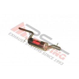 Tramo intermedio inoxidable con silenciador FORD FOCUS 1.6I 16V 10/98- 100CV MºZETEC