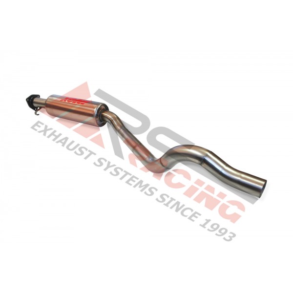 Tramo intermedio inoxidable con silenciador segundo tramo OPEL KADETT E 2.0 16V GSI 88-09/91 150CV 