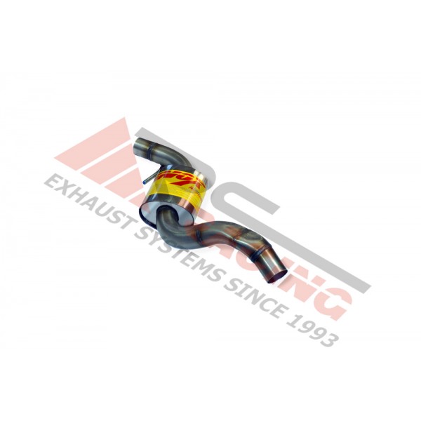 Tramo intermedio inoxidable con silenciador VOLKSWAGEN GOLF III 2.8I V6 VR6 11/91-09/97 174CV MºAAA