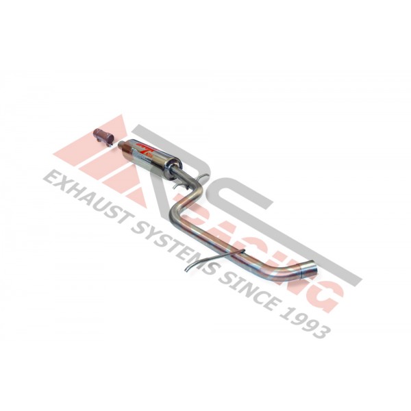 Tramo intermedio inoxidable con silenciador SEAT ALTEA 1.9 TDI 04- 105CV 