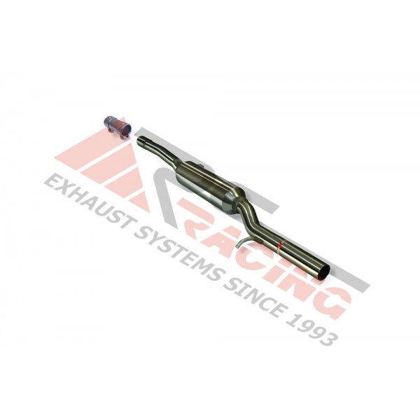 Tramo intermedio inoxidable con silenciador SEAT LEON 1.9 TDI 4*4 01- 150CV 