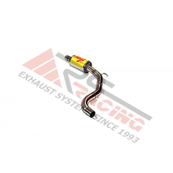 Tramo intermedio inoxidable con silenciador * OPEL CORSA D 1.6i Turbo 07-09 150CV MºZ16LEL