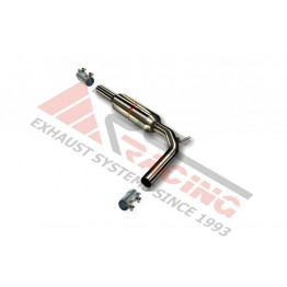 Tramo intermedio inoxidable con silenciador PEUGEOT 206 2.0 HDI 99-12/06 90CV MºDW10TD