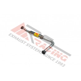 Tramo intermedio inoxidable con silenciador RENAULT CLIO RSI 1.8I 8V 94-98 110CV INY:MULTIPUNTO