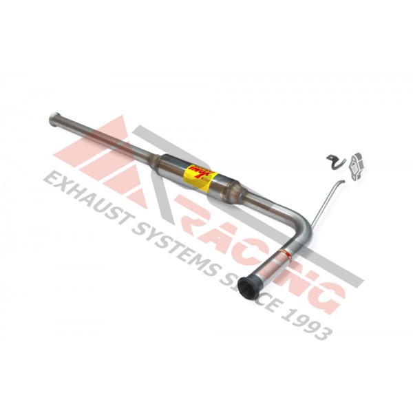 Tramo intermedio inoxidable con silenciador RENAULT CLIO 1.8I 16V 91-92  