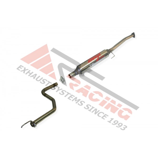 Tramo intermedio inoxidable con silenciador HONDA CIVIC 1.6I 16V COUPE 92-96 125CV MºD16Z6