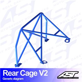 AUDI Coupe (B2) 2-doors Coupe Quattro REAR CAGE V2