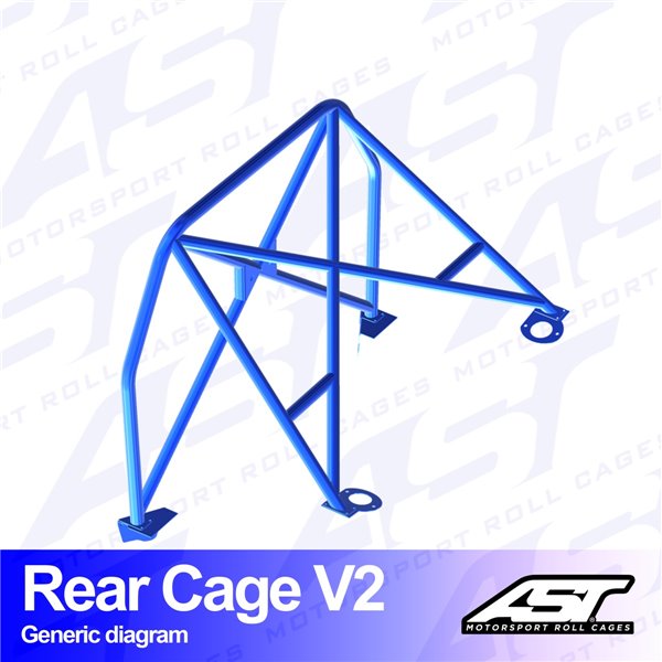 AUDI Coupe (B3) 2-doors Coupe Quattro REAR CAGE V2