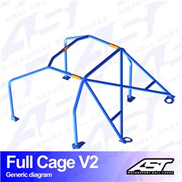 AUDI A3 / S3 (8L) 3-doors Hatchback Quattro FULL CAGE V2