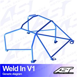 AUDI A3 / S3 (8L) 3-doors Hatchback Quattro WELD IN V1