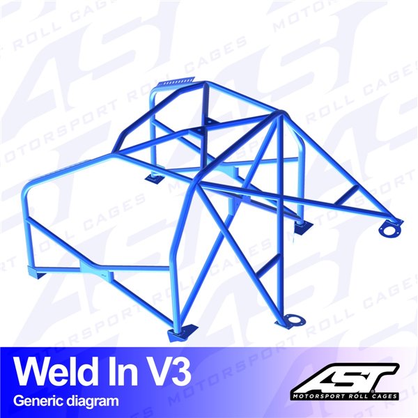 AUDI A3 / S3 (8L) 3-doors Hatchback Quattro WELD IN V3