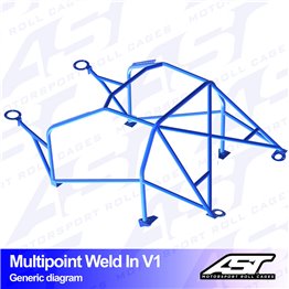 AUDI A3 / S3 (8L) 3-doors Hatchback Quattro MULTIPOINT WELD IN V1