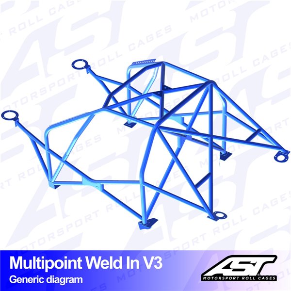 AUDI A3 / S3 (8L) 3-doors Hatchback Quattro MULTIPOINT WELD IN V3