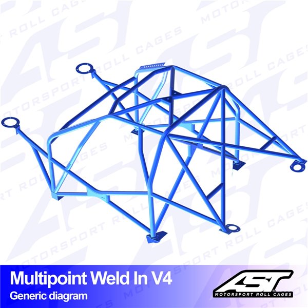 AUDI A3 / S3 (8L) 3-doors Hatchback Quattro MULTIPOINT WELD IN V4