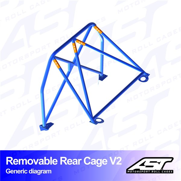 AUDI A3 / S3 (8V) 5-doors Sportback Quattro REMOVABLE REAR CAGE V2