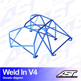 AUDI A3 / S3 (8V) 5-doors Sportback Quattro WELD IN V4