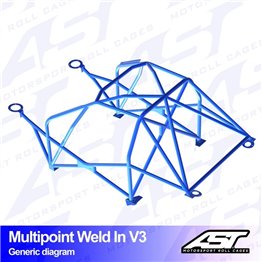 AUDI A3 / S3 (8V) 4-doors Sedan Quattro MULTIPOINT WELD IN V3