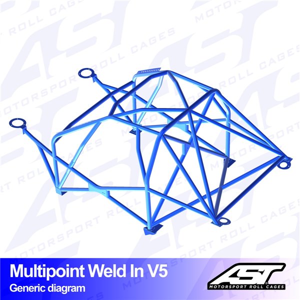 AUDI A3 / S3 (8V) 4-doors Sedan Quattro MULTIPOINT WELD IN V5