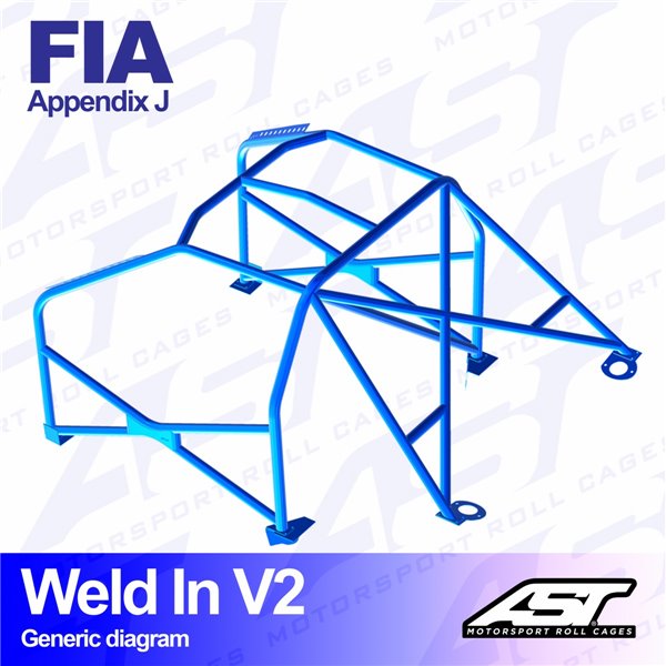 AUDI A4 / S4 (B5) 4-doors Sedan Quattro WELD IN V2