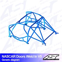 BMW (E30) 3-Series 4-doors Sedan RWD WELD IN V4 NASCAR-door