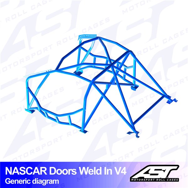 BMW (E30) 3-Series 2-doors Coupe RWD WELD IN V4 NASCAR-door