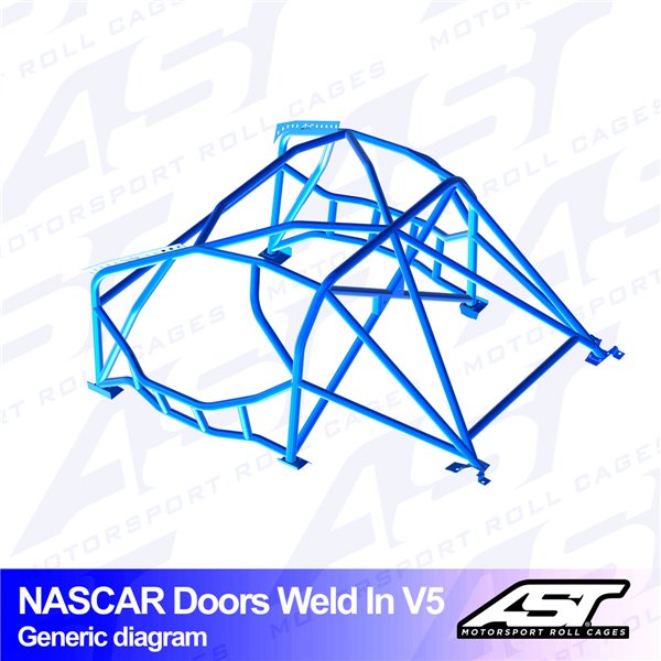 BMW (E46) 3-Series 4-doors Sedan RWD WELD IN V5 NASCAR-door