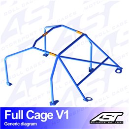 FORD Escort (Mk3/Mk4) 3-doors Coupe FULL CAGE V1