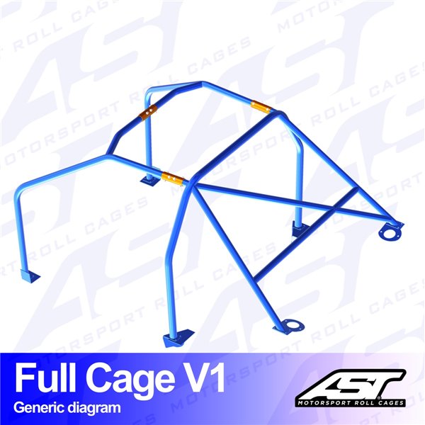 FORD Escort (Mk5) 3-doors Coupe FWD FULL CAGE V1