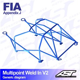 FORD Fiesta (Mk3) (GFJ) 3-doors Hatchback MULTIPOINT WELD IN V2