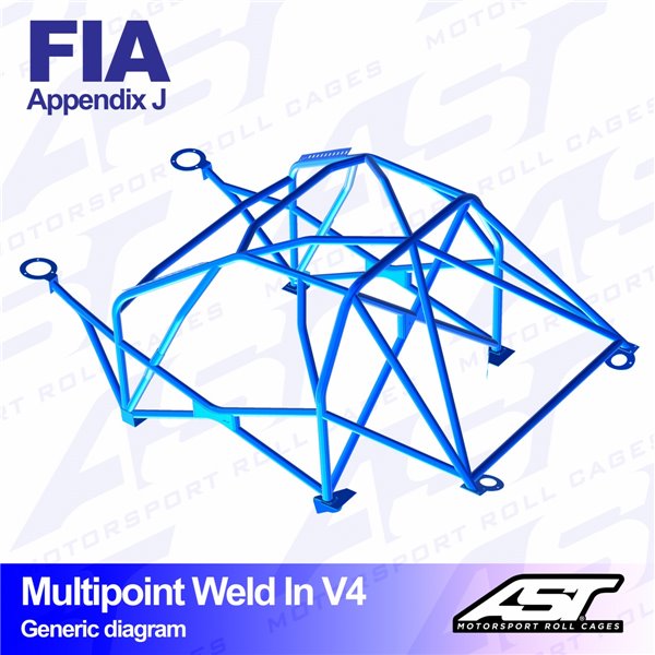 FORD Fiesta (Mk3) (GFJ) 3-doors Hatchback MULTIPOINT WELD IN V4