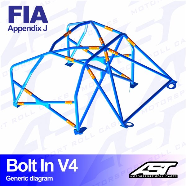 FORD Fiesta (Mk8) (JHH) 3-doors Hatchback BOLT IN V4