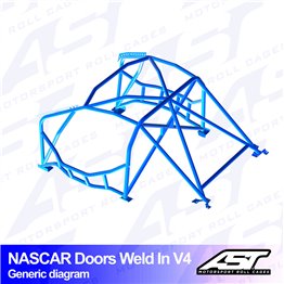 MAZDA RX-7 (FD) 2-doors Coupe WELD IN V4 NASCAR-door