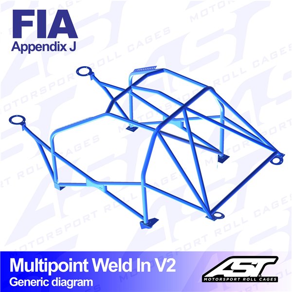 PEUGEOT 106 (Phase 1/2) 3-doors Hatchback MULTIPOINT WELD IN V2