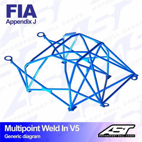 PORSCHE 997 2-doors Coupe RWD MULTIPOINT WELD IN V5