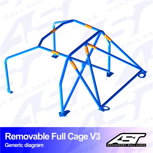 SCION FR-S (ZC6) 2-doors Coupe REMOVABLE FULL CAGE V3