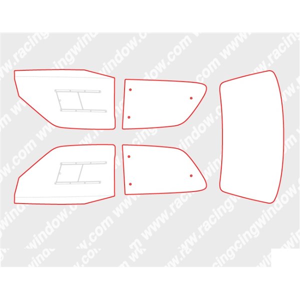 KIT VENTANAS SEAT LEON MK2 