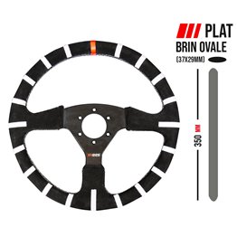 VOLANTE  RRS EASY NOTE - Plat 350mm