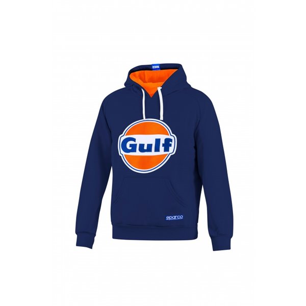 SUDADERA SPARCO CON CAPUCHA GULF