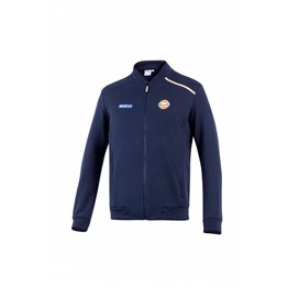 SUDADERA SPARCO GULF CON CREMALLERA