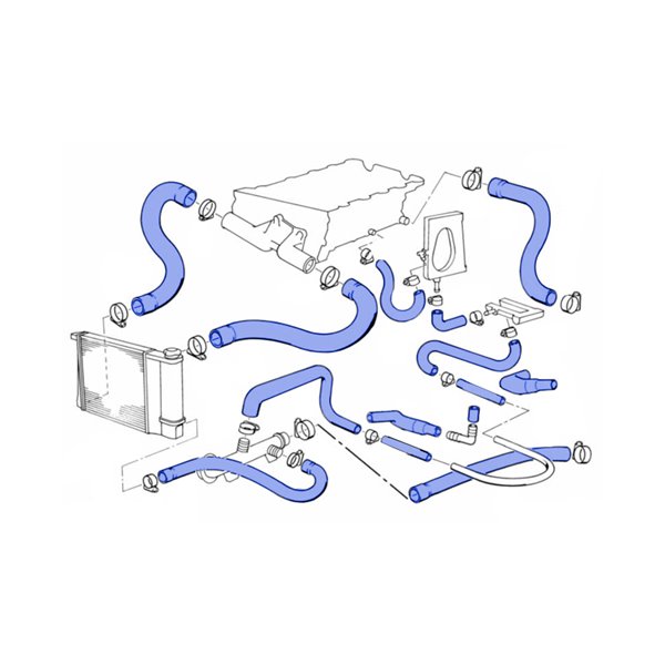 Kit manguitos de refrigeración Bmw E30 318is M42 