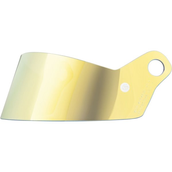 VISOR CORTO IRIDIUM AMARILLO